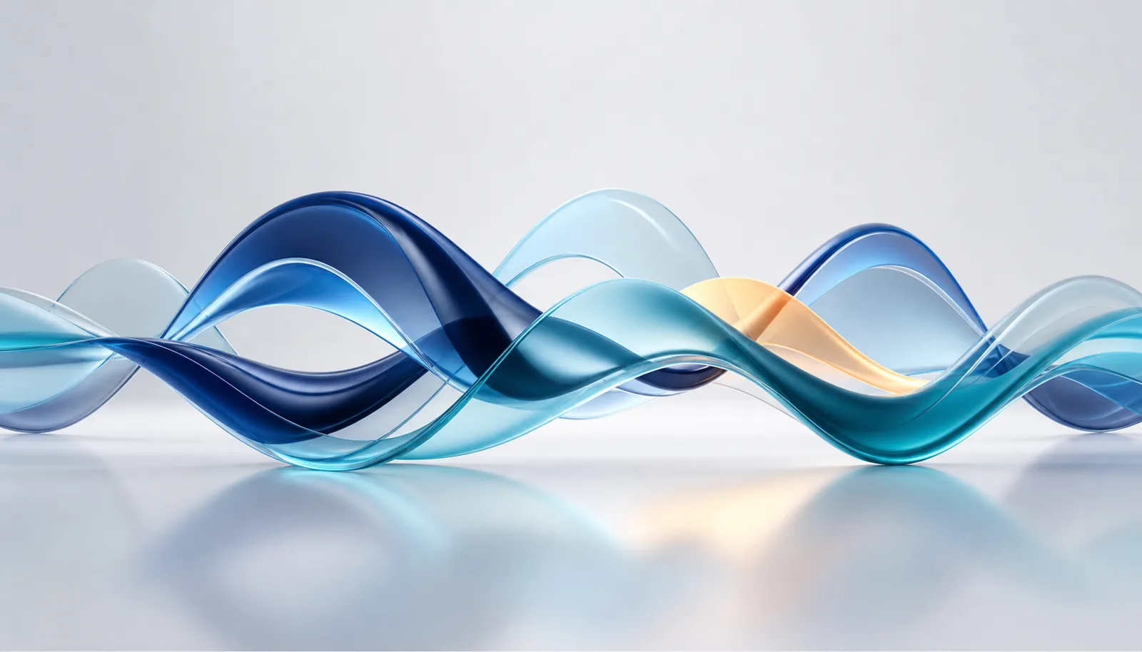 AI voice assistant — abstract waveform